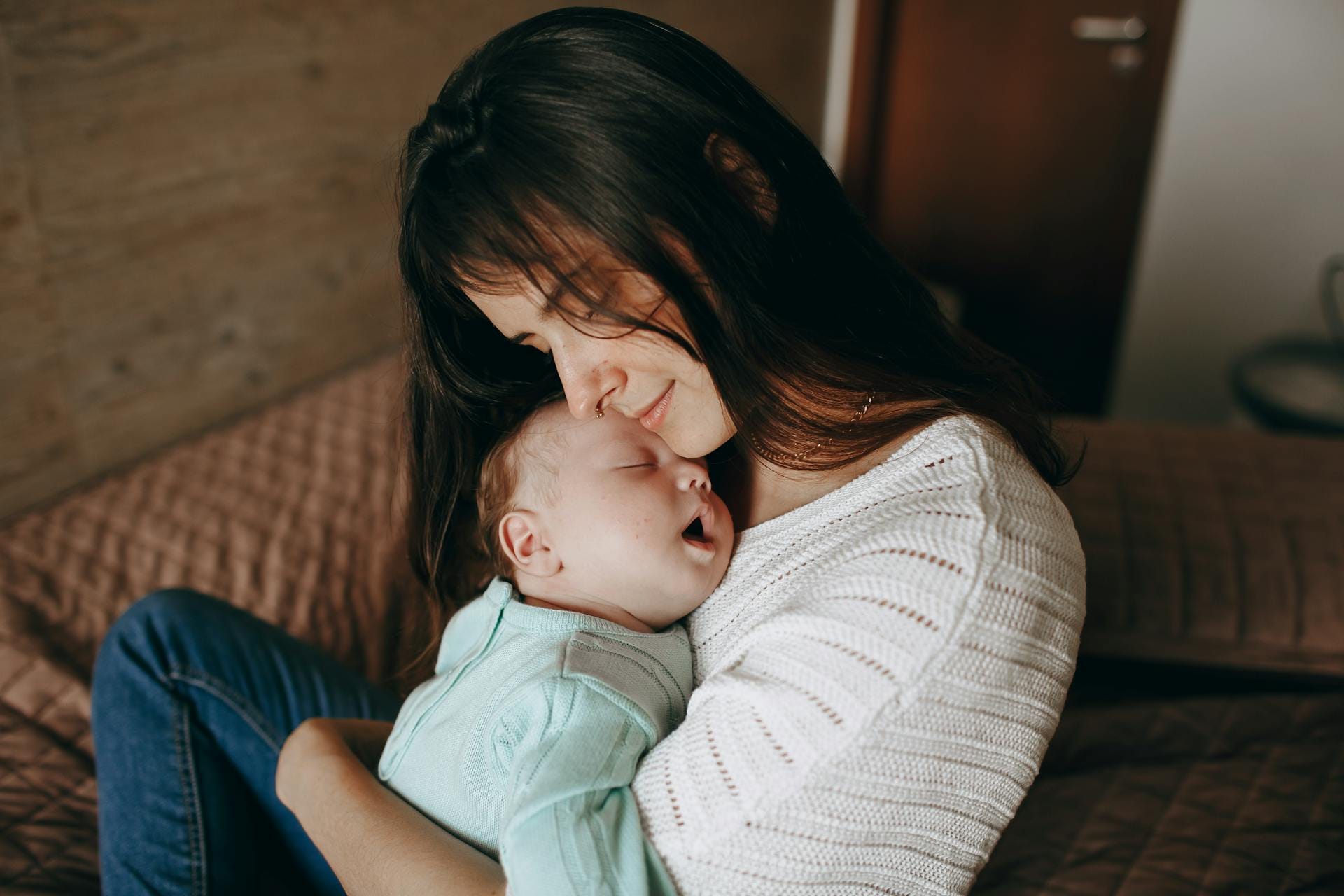pexels-helenalopes-27176104 Mom and Newborn